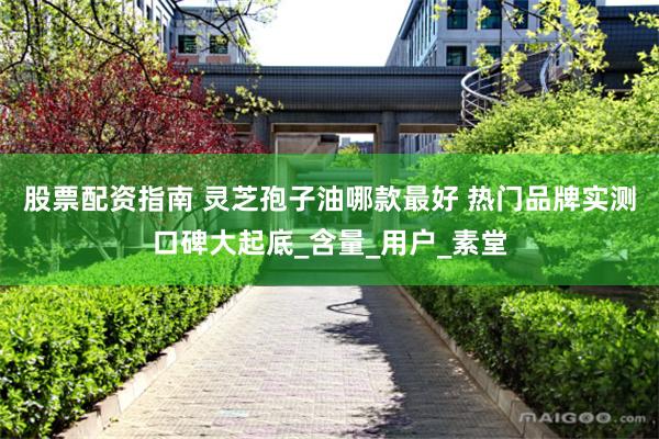股票配资指南 灵芝孢子油哪款最好 热门品牌实测口碑大起底_含量_用户_素堂