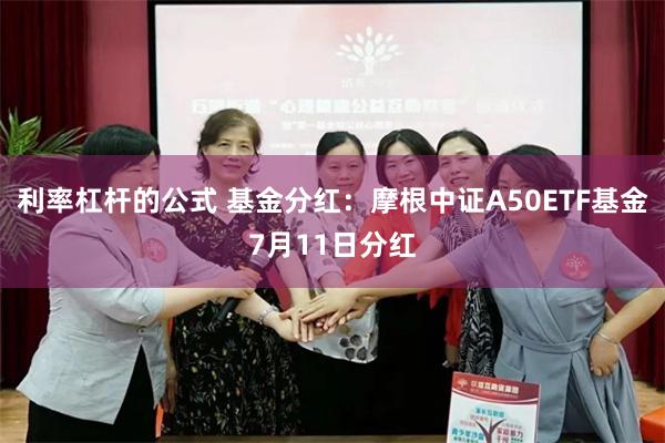 利率杠杆的公式 基金分红：摩根中证A50ETF基金7月11日分红